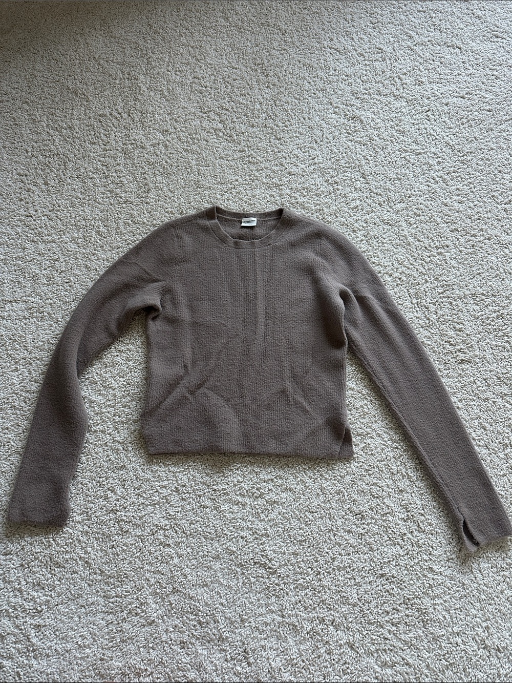 Abercrombie & Fitch Taupe Crewneck Sweater